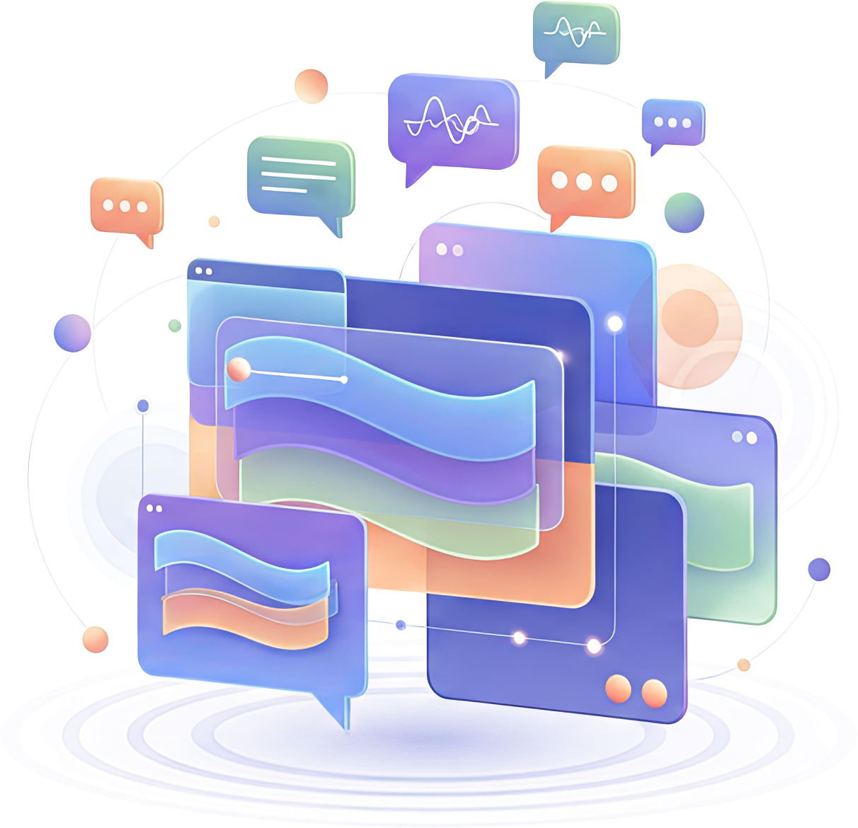Приклад ефіру на платформі Webi Air з активним чатом глядачів